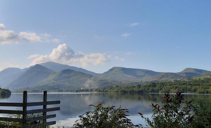 Views over Padarn Lake